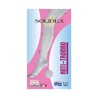 Solidea Anti-trombose hold-up strømper Ccl1 15 18mmHg 1S Hvid