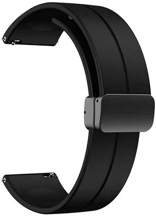 4wrist רצועת סיליקון של Garmin Fenix 7S/6S/5S Pro - 20 מ"מ - שחורה