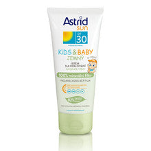 Astrid Sun OF 30 Kids & Baby - Protetor solar suave para crianças 100% filtro mineral - 100ml