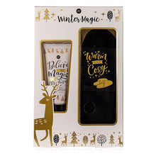 Accentra Σετ δώρου περιποίησης ποδιών Winter Magic με παντόφλες