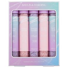 Baylis & harding Αφρόλουτρο Σώματος Crystals Signature Collection με Τζοτζόμπα, Βανίλια & Αμύγδαλο - Σετ Δώρου με Άλατα Μπάνιου - 65.0g