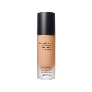 マットリキッドファンデーション Bareminerals ベアプロ 24時間ホールド SPF20 ミディアム 32 クール 30ml