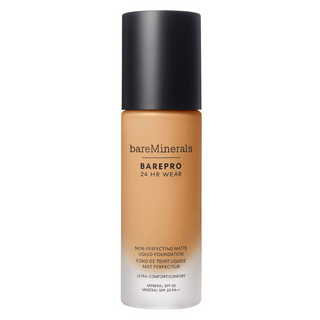 マットリキッドファンデーション Bareminerals ベアプロ 24時間ホールド SPF20 ミディアム 35 ウォーム 30ml