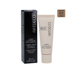 Artdeco ( Light Luminious Foundation ) 25 מ"ל - גוון: 22 שיפון נייטרלי