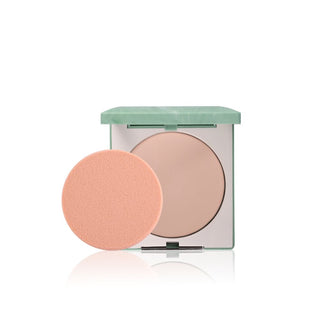 Clinique Pudră compactă pentru un aspect mat de lungă durată 7,6 g - Nuanță: 01 Stay Buff
