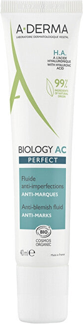 A-derma Fluid κατά των δερματικών κηλίδων Biology AC Perfect 40 ml
