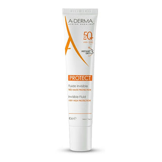 A-derma Protective Fluid για Μικτό και Λιπαρό Δέρμα SPF50+ Protect (Invisible Fluid) 40 ml