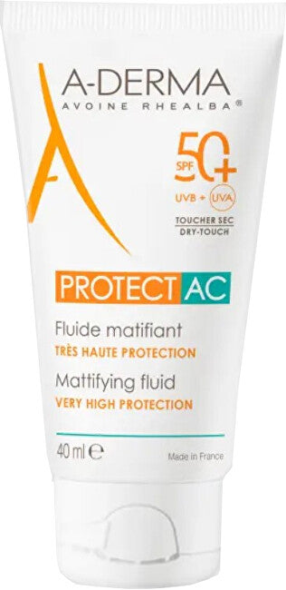 A-derma Protective Mattifying Fluid SPF 50+ Protect AC 40 ml