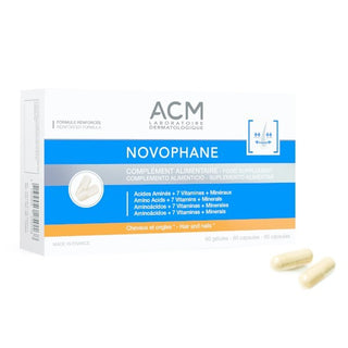 Acm Novophane για την υποστήριξη της ποιότητας των μαλλιών και των νυχιών 60 κάψουλες