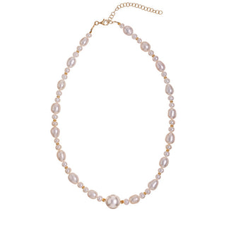 Alisia Κομψό μαργαριταρένιο κολιέ AL4542-Gold