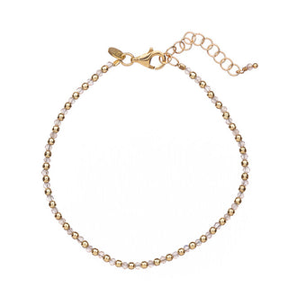 Alisia Браслет из бусин лабрадорита AL1235-Золото-Лабрадорит