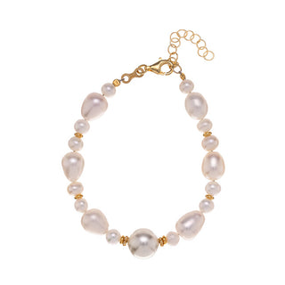 Alisia Βραχιόλι River Pearl Bead AL4543-Gold