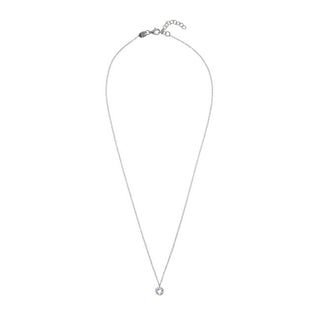 Alisia Λεπτό ασημένιο κολιέ με ζιργκόν AL4831-Ασημί