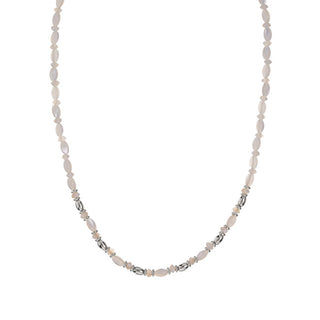 Alisia Πρωτότυπο ασημένιο κολιέ με πέρλες AL4567-Ασημί