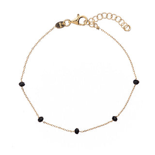 Alisia Браслет позолоченный с черными кристаллами AL879-Gold-Black