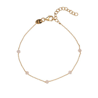 Alisia Браслет с золотым покрытием и кристаллами Cry AL879-Gold-White