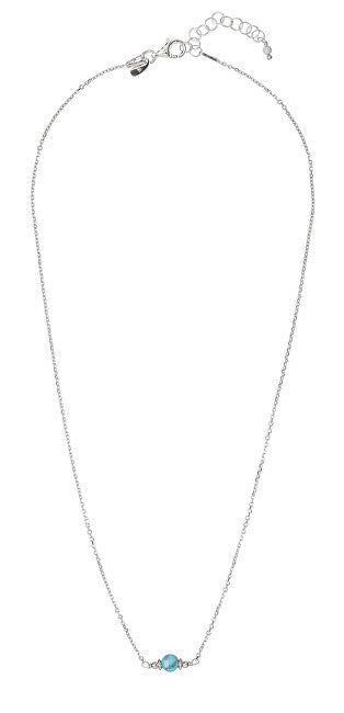 Alisia Γυναικείο κολιέ σε ασήμι με τιρκουάζ AL3866-Ασημί