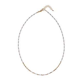 Alisia Κομψό κολιέ Miyuki με χάντρες AL4351-χρυσό