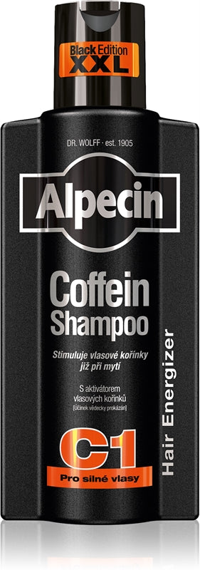 Alpecin Σαμπουάν C1 Black Edition με καφεΐνη - 375 ml
