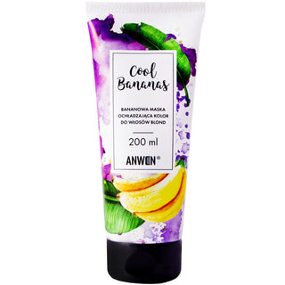 Anwen Μάσκα μαλλιών Cool Bananas για ξανθά μαλλιά 200ml