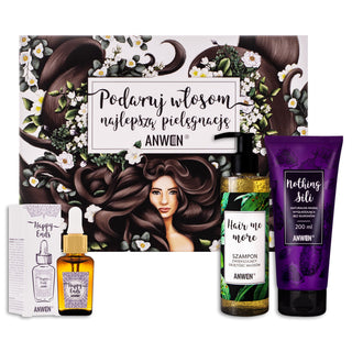 Anwen Set de cuidado capilar 2 x 200 ml y 20 ml