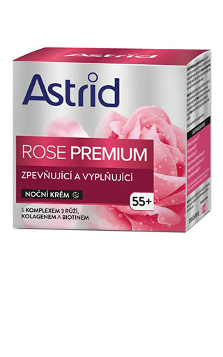 Astrid Creme de Noite Firmador e Preenchedor Rose Premium 50ml