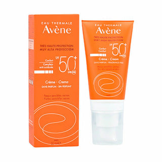 Avène Защитный крем для сухой и чувствительной кожи без отдушек SPF50 + 50 мл