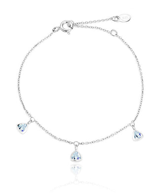 Beneto exclusive トパーズをあしらったエレガントなシルバーブレスレット TOPAGB5/20