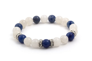 Agato MINK41/17 צמיד חרוזים של ג'יידייט ואוונטורין