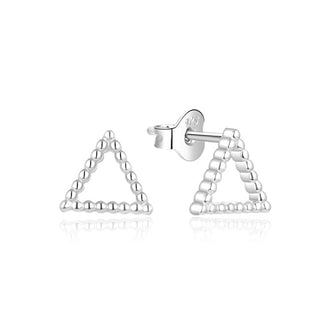 Beneto Μίνιμαλ ασημένια σκουλαρίκια AGUP733L