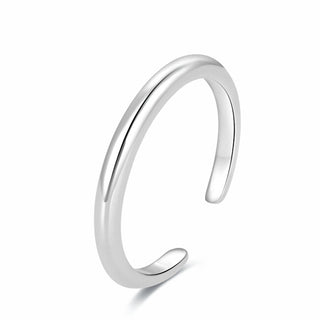 Beneto Anello gamba in argento minimalista AGGF494