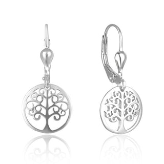 Beneto Fashion Tree OF Life עגילי כסף AGUC2710