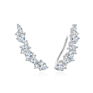 Beneto 투명 지르코니아가 돋보이는 매력적인 롱 이어링 AGUP3299W