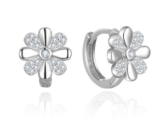 Beneto Очаровательные круглые серьги с цирконием AGUP2621