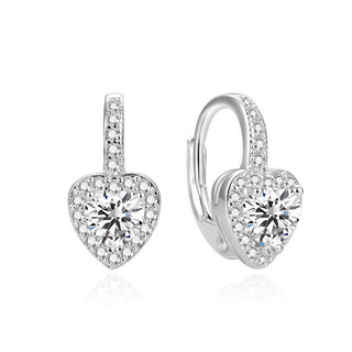 Beneto ロマンチックなハート型イヤリング AGUC1756