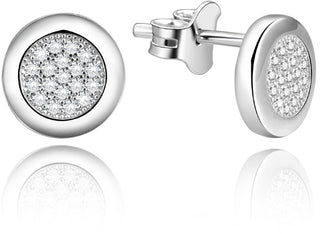 Beneto AGUP1187 Ασημένια καρφωτά σκουλαρίκια