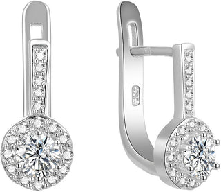 Beneto Ασημένια σκουλαρίκια AGUC1835