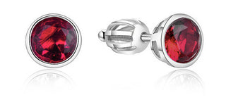 Beneto AGUP1717S Ασημένια σκουλαρίκια από αστραφτερά ζιργκόν