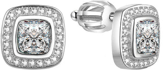 Beneto Ασημένια σκουλαρίκια με ζιργκόν TAGUP1604S