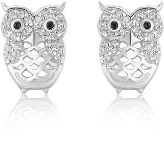 Beneto Cercei cu bufniță de argint AGUP1200