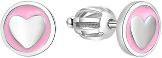 Beneto AGUP1628S Ασημένια Σκουλαρίκια Καρδιά