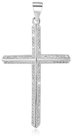 Beneto Ασημένιο μενταγιόν Σταυρός AGH94