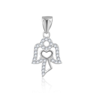 Beneto Серебряный кулон с цирконием Angel AGH678