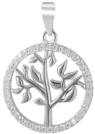 Beneto Ασημένιο μενταγιόν Tree of Life AGH96