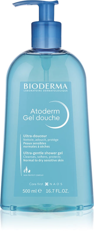 Bioderma Atoderm Καθαριστικό Τζελ για Ευαίσθητο Δέρμα από Κανονικό έως Ξηρό 500ml