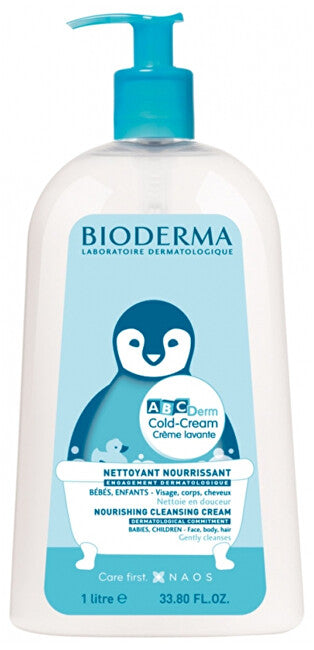 Bioderma ABCDerm Nourishing Cleansing Cream 1000 ml