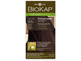Biokap NUTRICOLOR DELICATO - Χρώμα μαλλιών - 4,05 Σοκολατένιο κάστανο 140 ml
