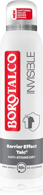 Borotalco Αόρατο Αποσμητικό Σπρέι 150 ml