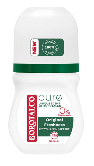 Borotalco Roll-On Pure Original Αποσμητικό (Deo Roll-On) 50 ml