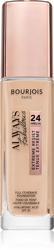 Bourjois Always Fabulous 24H Extreme Resist Foundation - 110 Light Vanilla 30ml